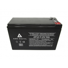 VRLA AGM akumulators AP12-9 12V 9Ah, bez apkopes