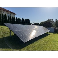 Zemes konstrukcija saules paneliem 10kW 420wx24